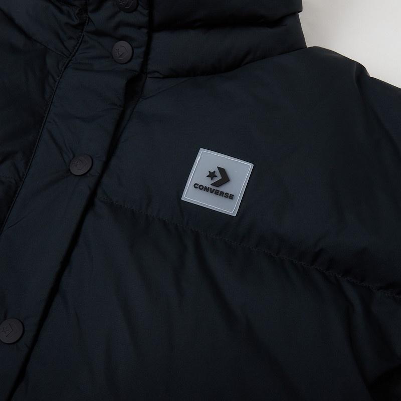 (WMNS) Converse Short Down Puffer Jacket Asia Sizing 'Black' Women's 10025204-A01