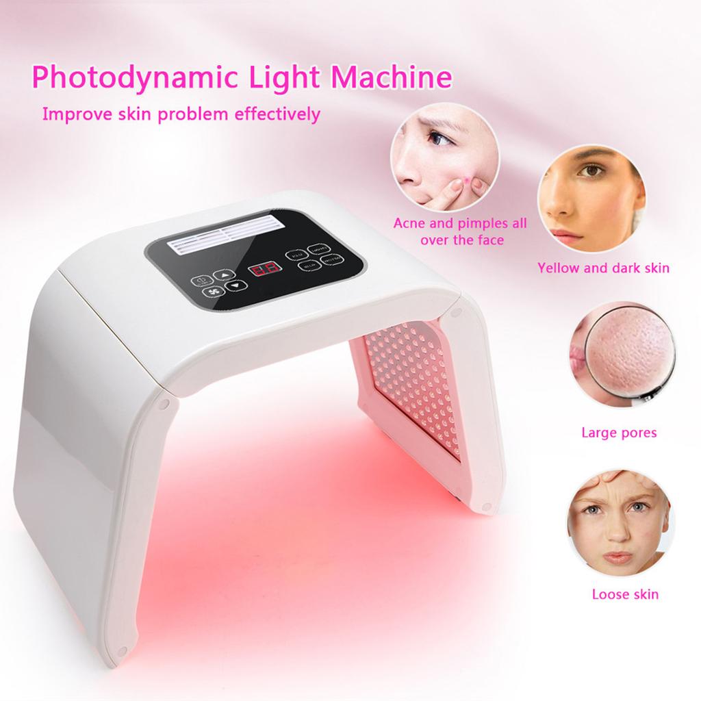 7 цветов PDT LED Light Beauty Фотодинамическая лампа Лечение акне Машина для омоложения кожи