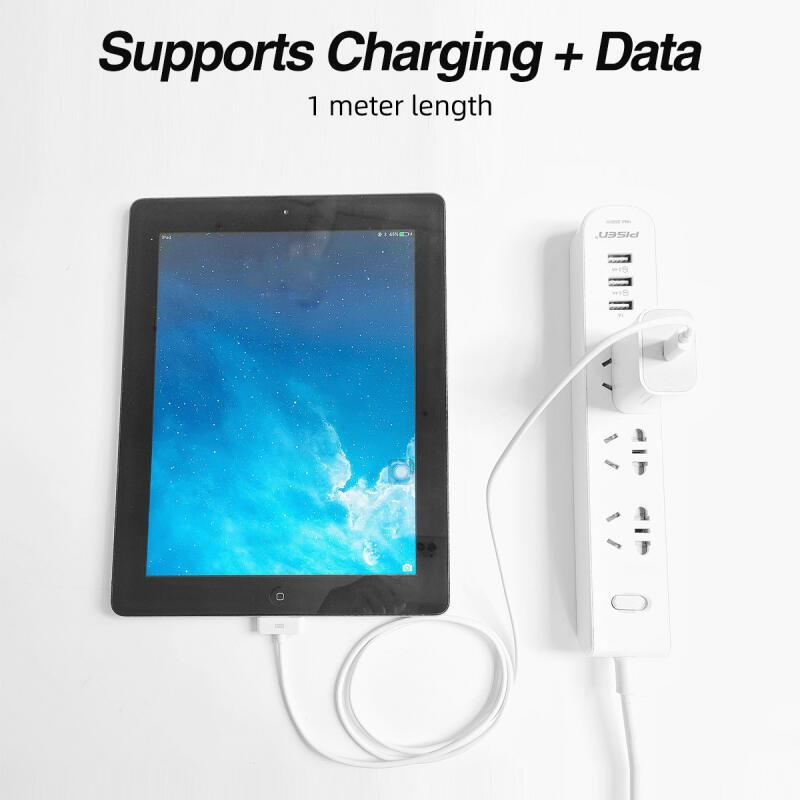 HdoorLink Кабель USB C - 30pin для синхронизации и зарядки iPhone 3/4 и iPad 1/2/3, кабель для передачи данных длиной 1 м и длиной 3 фута