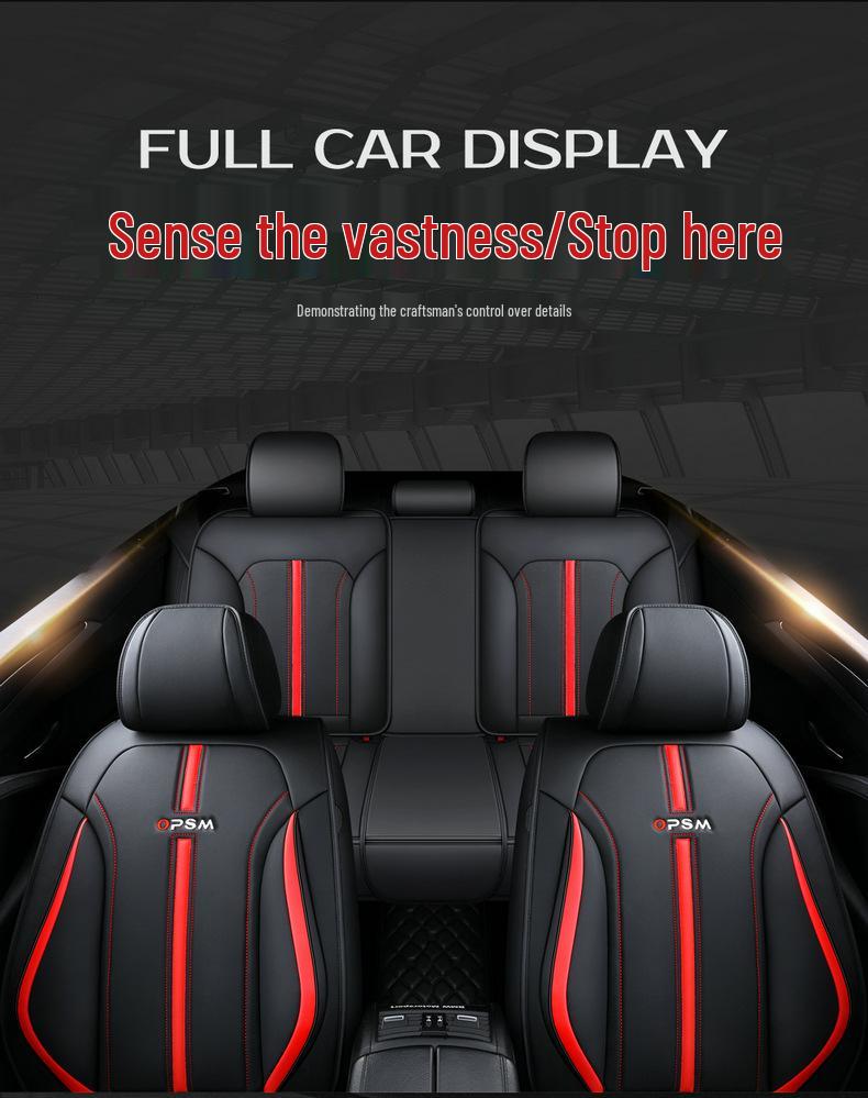 2018 Teana 2.0L XL Smart Edition Universal Leather Seat Cover - Full Coverage, All-Season.