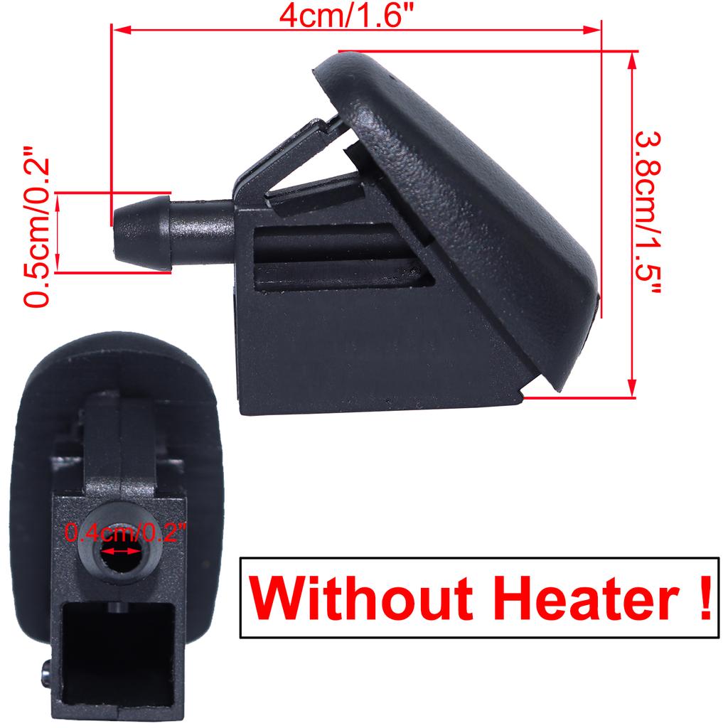 2X комплект форсунок для омывателя переднего стеклоочистителя для Ford Focus 3 MK2 Fiesta MK5 2004 2005 2006 2007 2008 2009 Замена