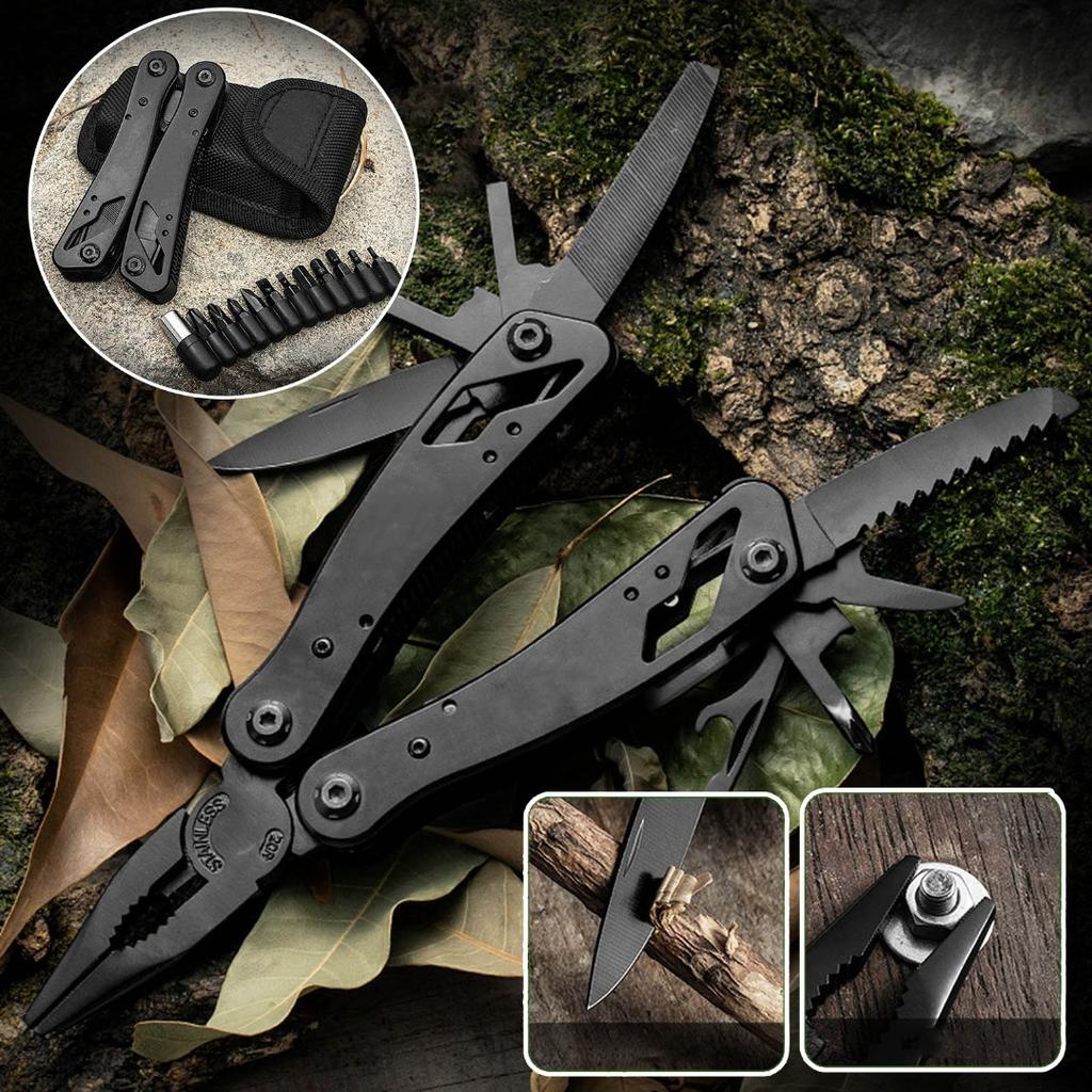 Aidier Multitool Pliers Folding Pocket Camping Outdoor Survival Screwdriver Hunting