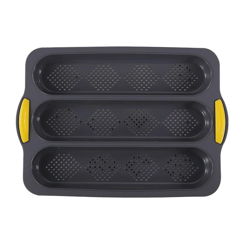 Силиконовая форма для выпечки багета: Трехсекционная ромбовидная форма для выпечки тортов своими руками.