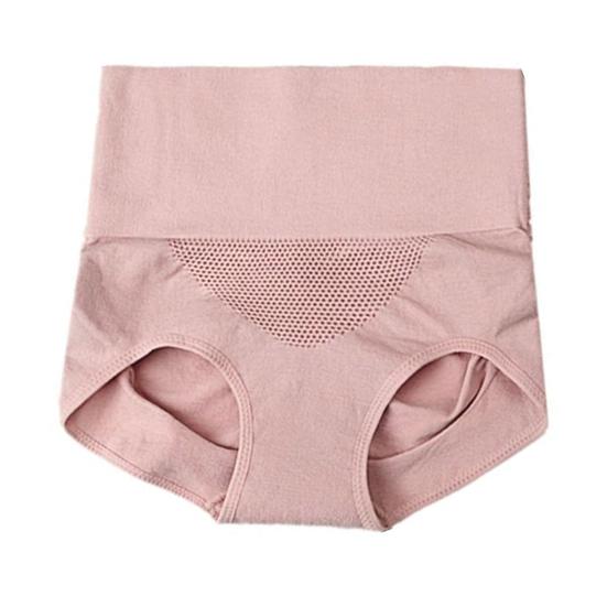 Модные женские трусы с высокой талией, впитывающие пот, бесшовные, защищающие живот, женские трусики для послеродовых женщин
