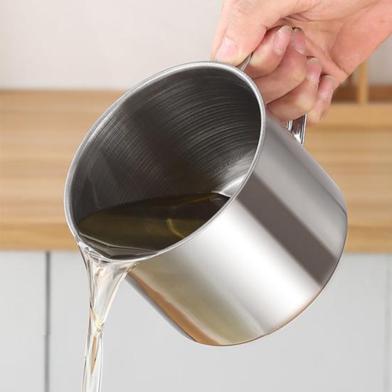 Контейнер-кувшин из нержавеющей стали для масла с фильтром, банка для хранения кулинарного масла, кухонный гаджет для хранения и фильтрации кулинарного масла