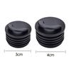 4pcs Black Rubber Kayak 3/4cm Bung Rubber Drain Holes Plugs Scupper Stopper Scupper Holes Plugs