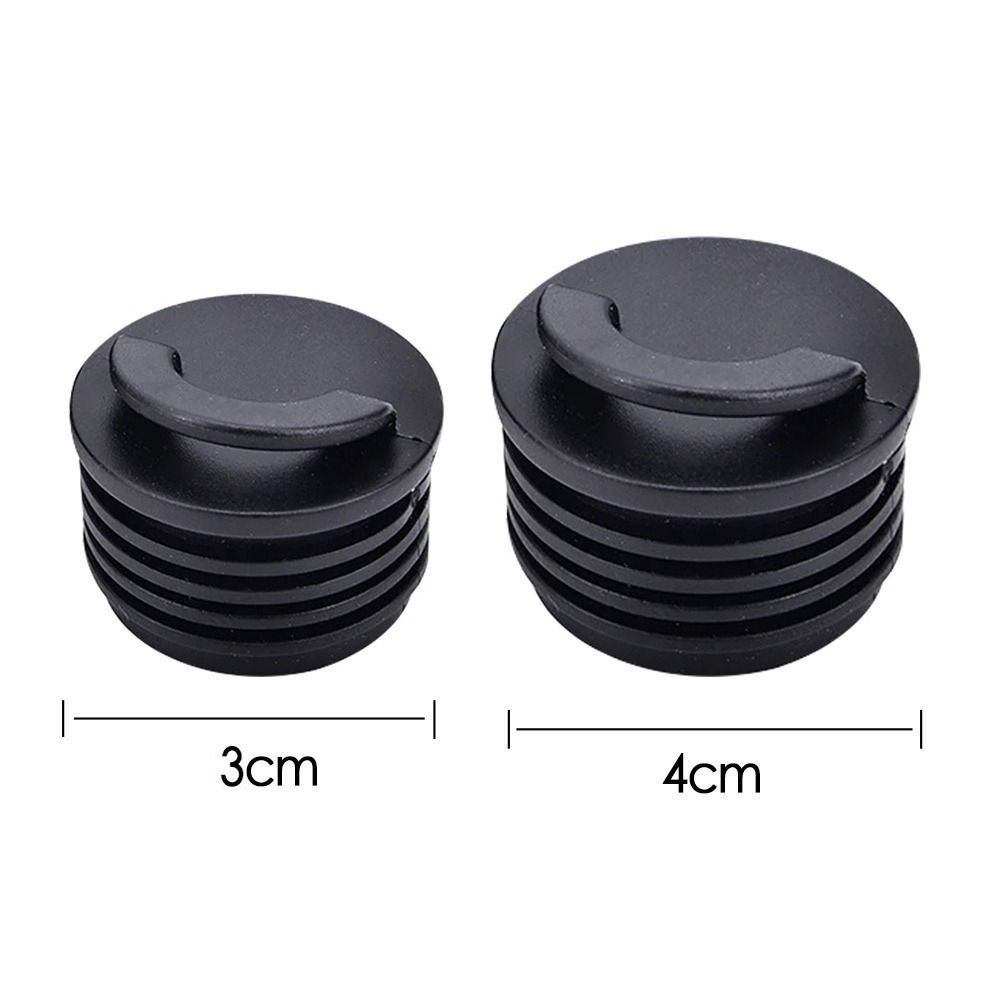 4pcs Black Rubber Kayak 3/4cm Bung Rubber Drain Holes Plugs Scupper Stopper Scupper Holes Plugs
