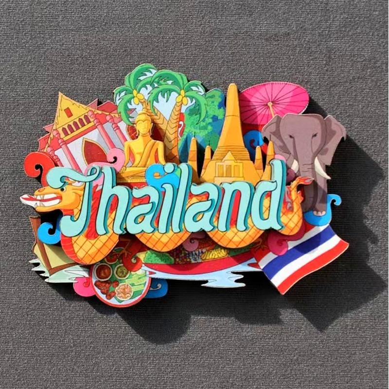 Винтажные деревянные магниты на холодильник, деревенские магниты на холодильник, сувениры, Австралия, Америка, Лас-Вегас, Таиланд, креативные изделия ручной работы