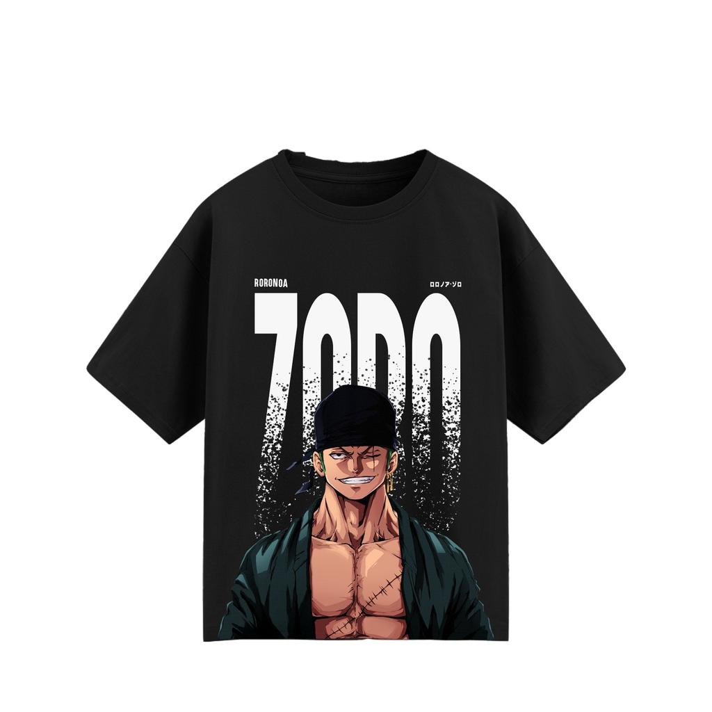 Anime One Piece Roronoa Zoro Printed T-shirt Men and Women Summer Cotton Clothing Fashion Breathable Anime Fans Short Sleeve Top