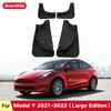 Mud Flaps For MODEL Y 2022 Big Edition Splash Guards Fender MudFlaps Front Rear Mudguards Car