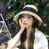 Linen women's sun hat, large brim, fisherman's hat, children's spring and summer thin versatile face, small sunshade basin hat