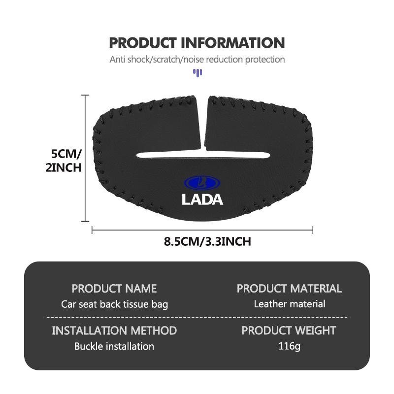 Car Seatbelt Protector Leather Anti Collision Scratch Resistant Cover For Lada Niva Vesta 4X4 Samara Kalina Largus Priora Granta XSG4