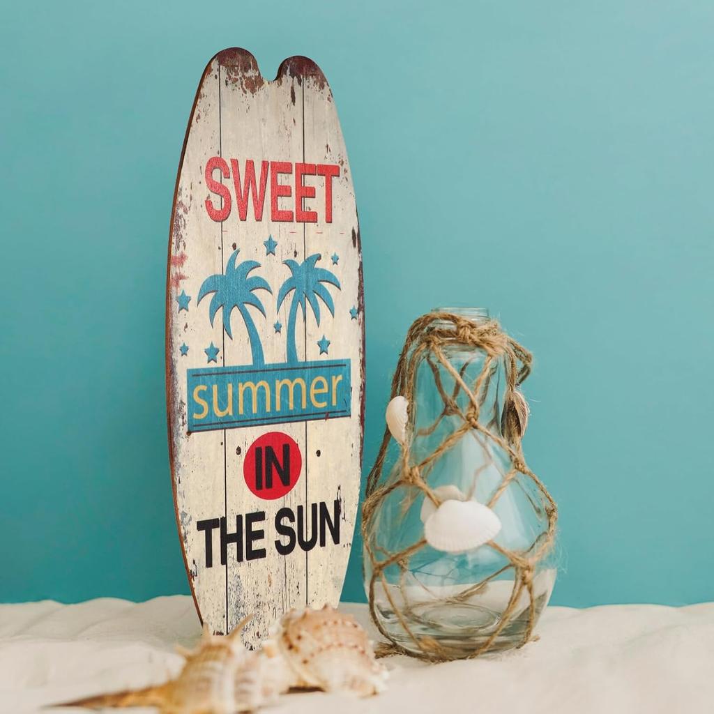3 шт. Таблички Серф для украшений Домашний декор Подвесной декор Декоративная табличка Настенные знаки Тематическое украшение Деревянная табличка Доска Деревянная доска для серфинга Пляж