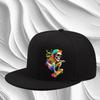 Яркая скейтбордистская скелетная кепка-snapback, бейсболка, полиэстер, регулируемая, уличный стиль, повседневная шляпа для взрослых