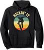 Винтажный скейтборд Kickin' It Спортивный подарок Унисекс Толстовка с капюшоном