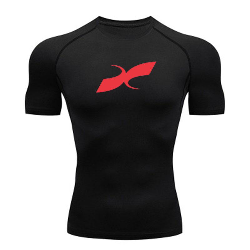 Men's Quick Dry Compression Athletic T-shirt Breathable Elas