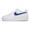 Белые детские кроссовки Air Force 1 GS Hyper Royal DV7762-103