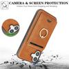 Detachable Magnetic Card Wallet Leather Case for iPhone 16 Pro Max 17 Air 16e 15 14 13 12 Wireless Charging+Ring Holder Cover