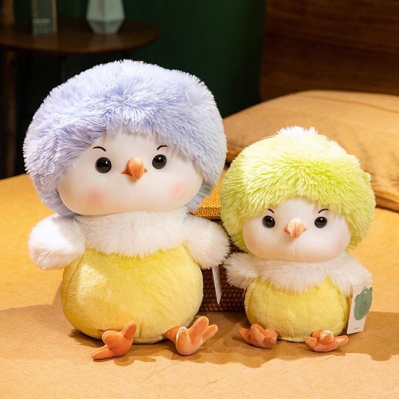Плюшевая игрушка Курица Мультяшное животное Мягкая кукла Украшение комнаты Дивана Детский подарок