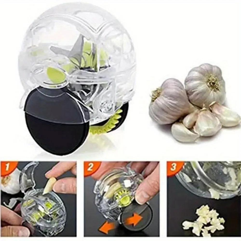 1PC Quick Garlic Grinder Kitchen Gadgets And Accessories Kitchen Gadgets Roller Garlic Chopper Manual