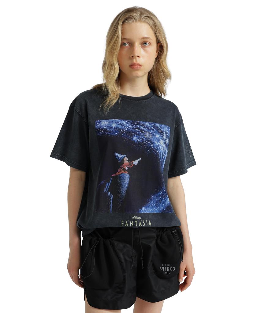 AVIREX Коллекция FANTASIA MICKEY MOUSE FILM MAGIC WOMAN F 410 Серая ФУТБОЛКА Женская 783-5235612