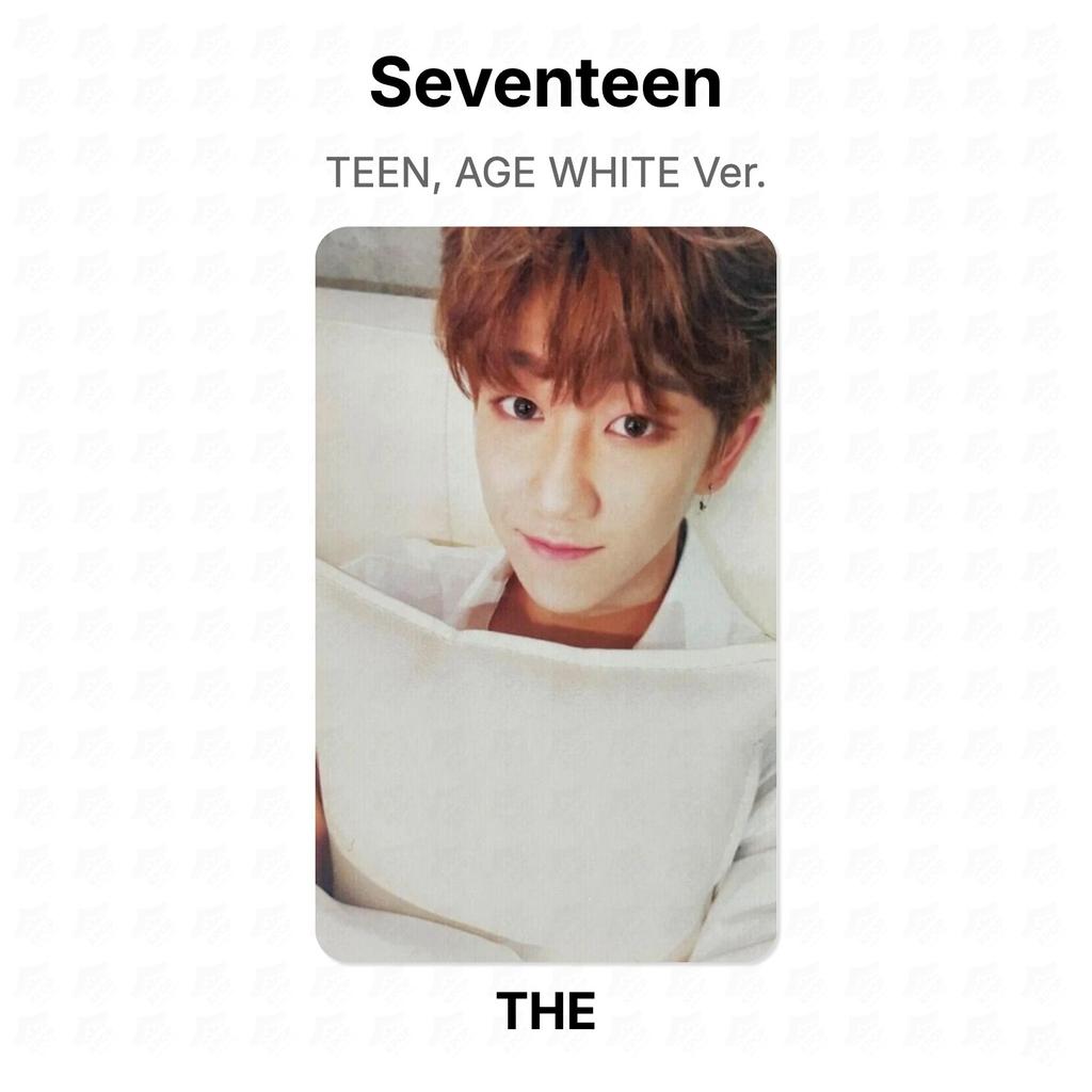 Seventeen ПОДРОСТОК, ВОЗРАСТ БЕЛЫЙ Вариант. Официальная фотокарта