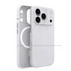 ApeGuard Premium Protective Case for Apple iPhone 17 Pro Max Magnetic Quartz Sand Coating Heat Dissipation MagSafe Minimalist Business White