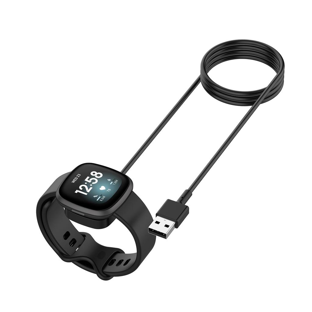 Зарядное устройство для смарт-часов Fitbit Versa3/4, зарядный кабель для Sense, магнитная док-станция, подставка для зарядки