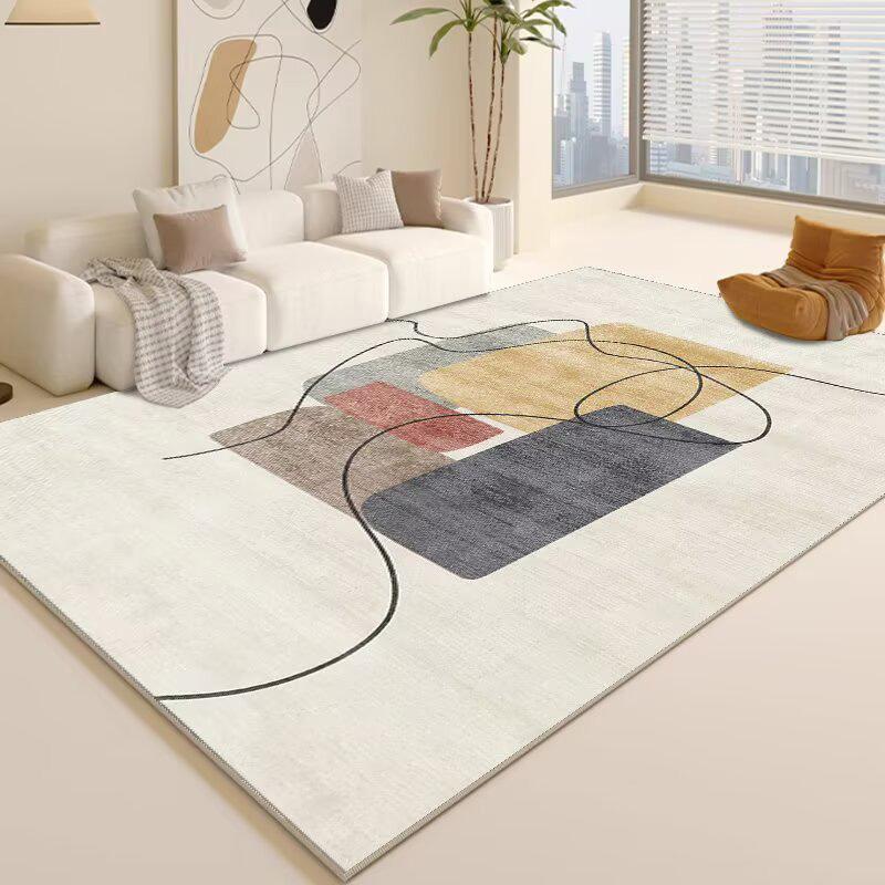 Simple Style Carpet for Living Room Abstract Decoration Large Carpets Non-slip Children's Bedroom Rug 200x300cm Coffee Table Mat