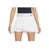 Юбка для тенниса Court Dri Fit Solid Print Logo в складку, женские юбки белого цвета DR6849-100