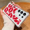 Тонкий противоударный чехол с цветным принтом губ для Samsung S25 Ultra S24 FE S23 S22 A16 A56 A36 A15 A55, прозрачный мягкий силиконовый защитный бампер для объектива