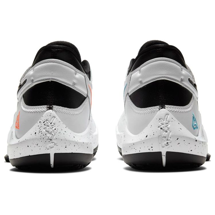 Nike Zoom Freak 2 EP Джинсовые мужские кроссовки White Bright-Mango Black CK5825-101