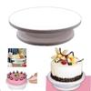 Kitchen Baking Supplies Cake Turntable Baking Turntable Rotating Table PP Plastic Decoration Tool Home Dessert Decor Turntable