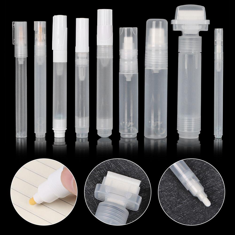 Stationery Transparent Plastic Liquid Chalk Marker Paint Pen Accessories Graffiti Pens Empty Rod