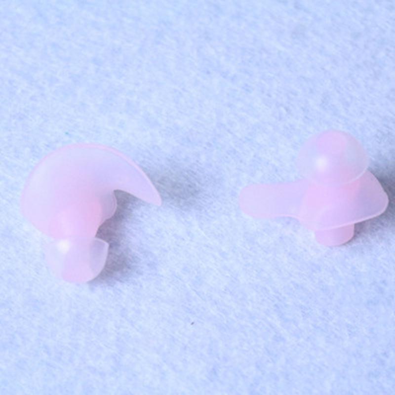 1 Pair Soft Environmental Silicone Spiral Waterproof Dust-Proof Earplugs Water Sports Swim Accessories
