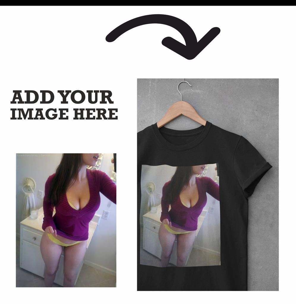 Custom Personalised Shirt / Your Image Adult / Gift for him