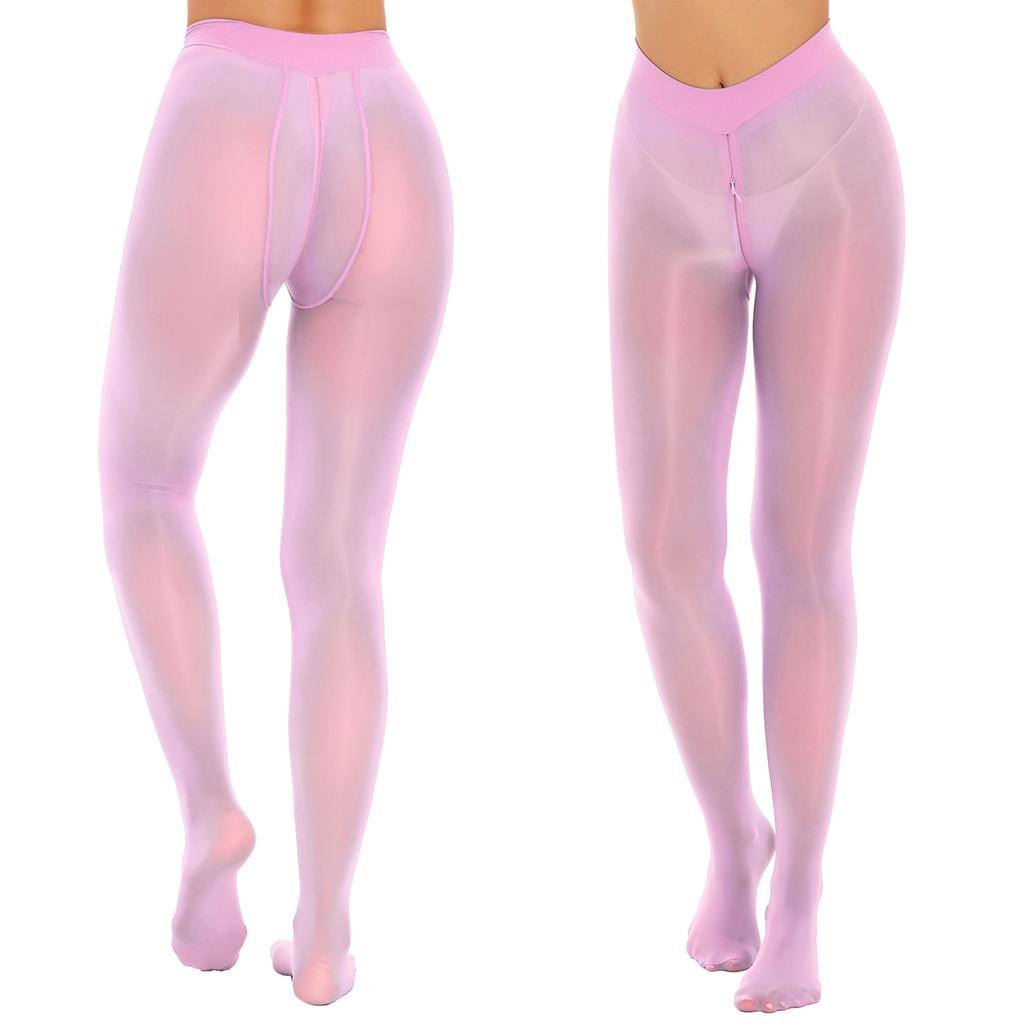 Женские бесшовные колготки, блестящие чулки, ультра прозрачные чулки, леггинсы