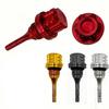 Motorcycle Engine Oil Dipstick Filler Cap Plug CNC Aluminum Alloy Motorcycle Accessories for GY6 BWS 125CC