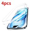 Защитная пленка для экрана из 4 предметов для iPhone 15Pro Max 15Pro 9H HD, прозрачная пленка из закаленного стекла для iPhone 15 14 13 12 без пузырьков