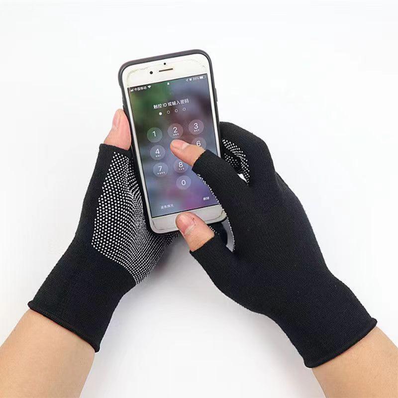 SEAMETAL 1 Pair Men's and Women's Breathable Non-Slip Half Finger Gloves for Fitness, Cycling and Weightlifting