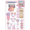 TAKARA TOMY Licca-chan LF-13 Pop Shop Neko Neko Bakery Dress-up Pretend Play Toy Ages 3 and up