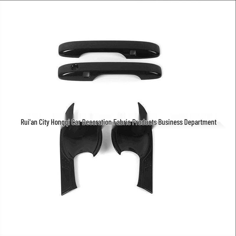 Прочные гальванизированные глянцевые черные ручки дверей автомобиля из углеродного волокна