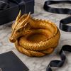 3D-печатный лоток-хранилище для дракона, Декоративная миска-подставка для колец, ключей, монет, украшений, Настольный органайзер для домашнего офиса