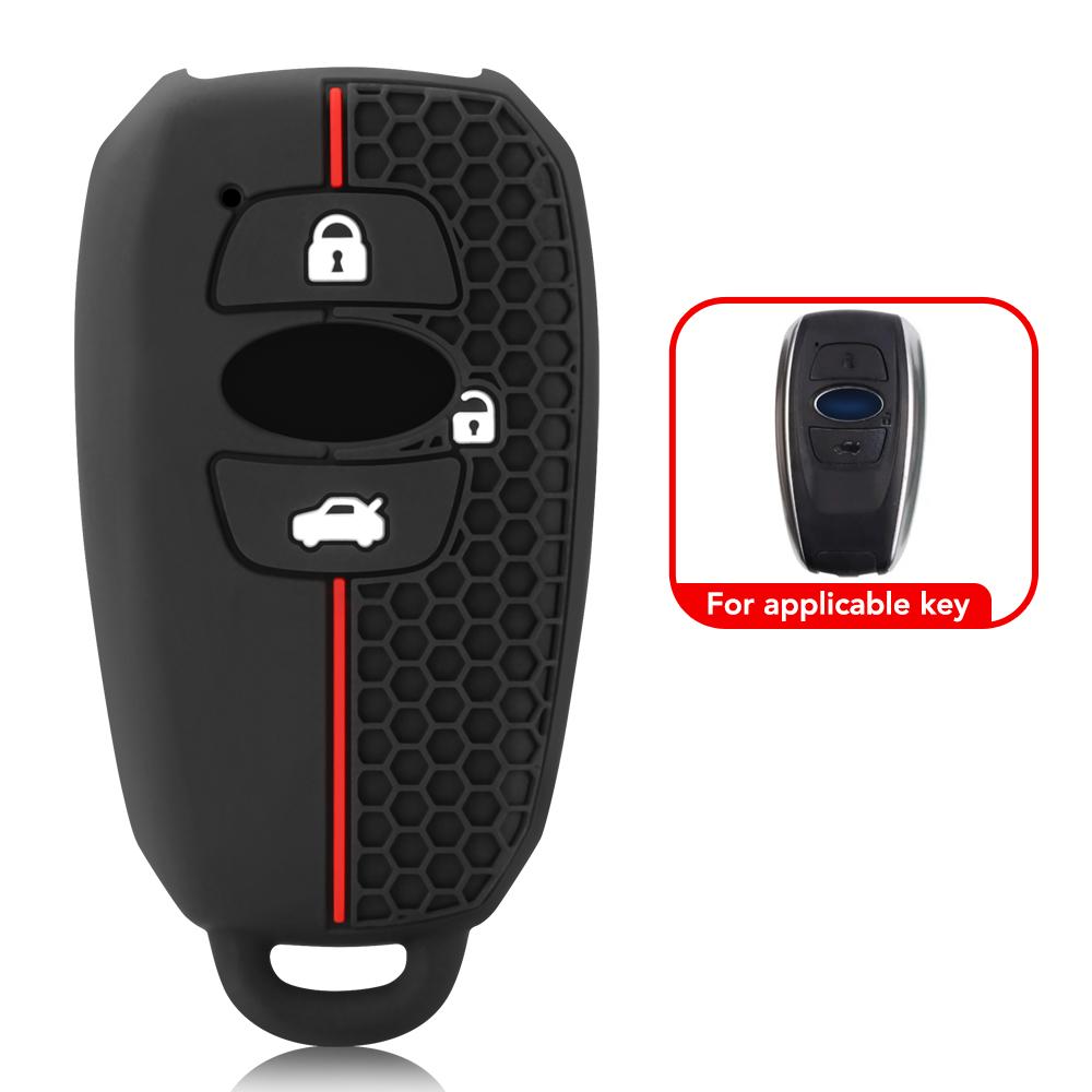 Силиконовый чехол для автомобильного ключа для Subaru Crosstrek Forester Outback Impreza Ascent Legacy STI Xv Trezia BRZ Wrx Levorg 2006-2024
