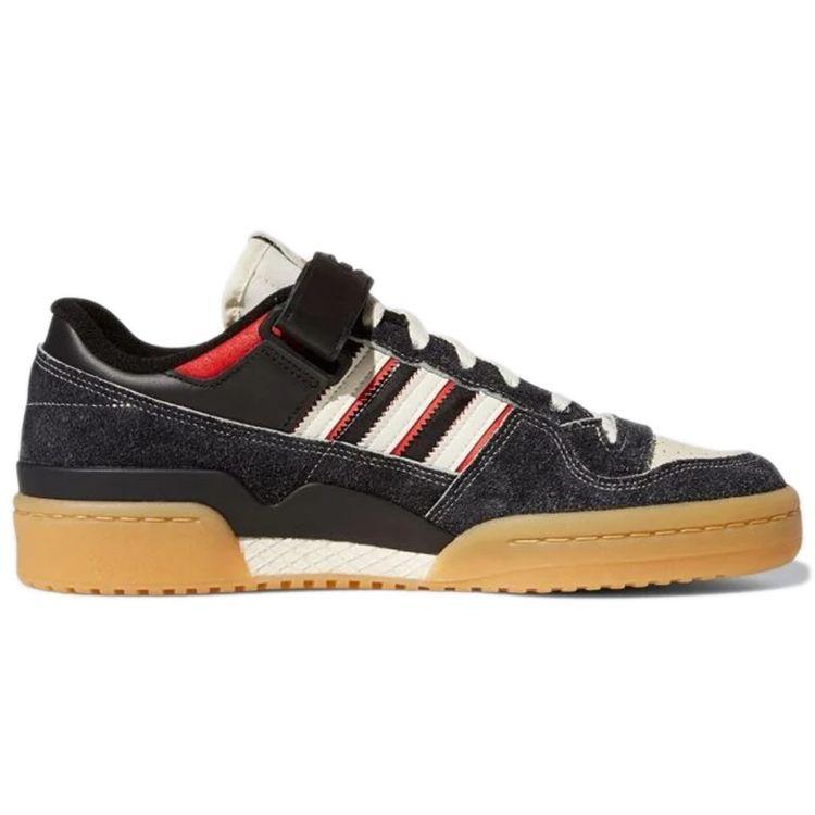 Кроссовки унисекс Midwest Kids x adidas Forum Low Black Gum Основной черный Облачно-белый GW0035