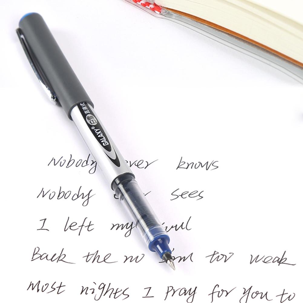 New Fine Nib Gel Pen Student School Ballpoint Office Accessories Business Stationery Big Ink Capacity