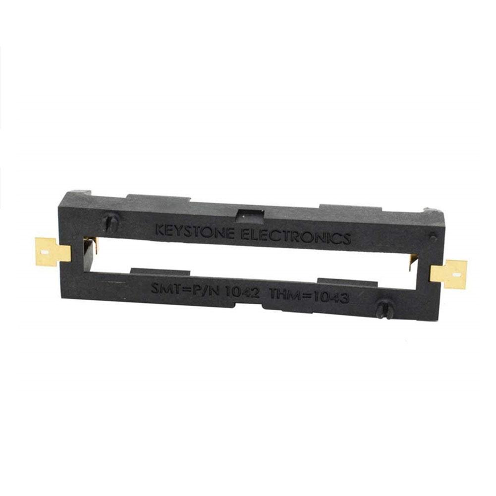 18650 SMT Battery Holder 18650 SMD Battery Box With Bronze Pins Rechargeable Battery Holder Clip Storage Case Power Bank