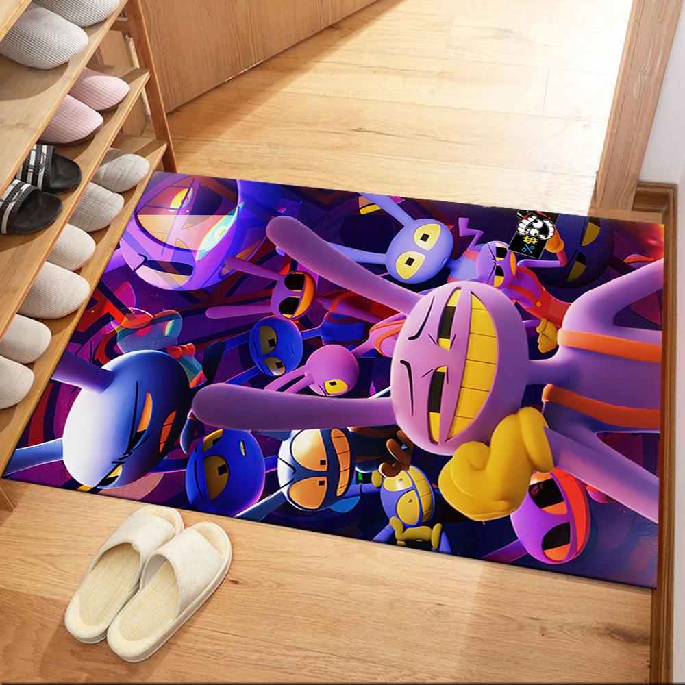 Digital Circus Carpet Perfect for Foyer Study room Hallway Game Room Anti-slip Rug Office home decor Birthday/Christmas Gift