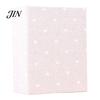 Literary Style Photo Album Mini Printed Fabric Slip-In Album, Portable Floral Print Scrapbook with Transparent Sleeve Pages, Lightweight Inner