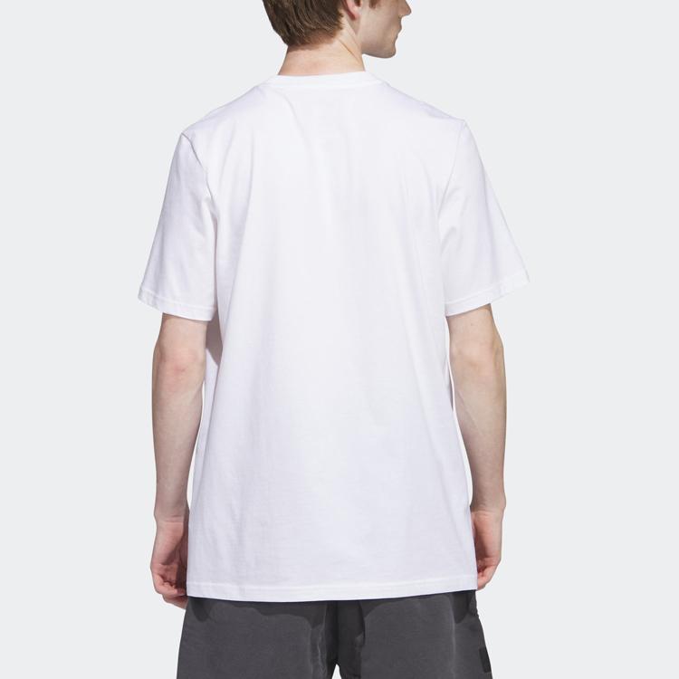 Adidas Футболка с рисунком Shmoofoil белая/многоцветная мужская уличная одежда HS3047